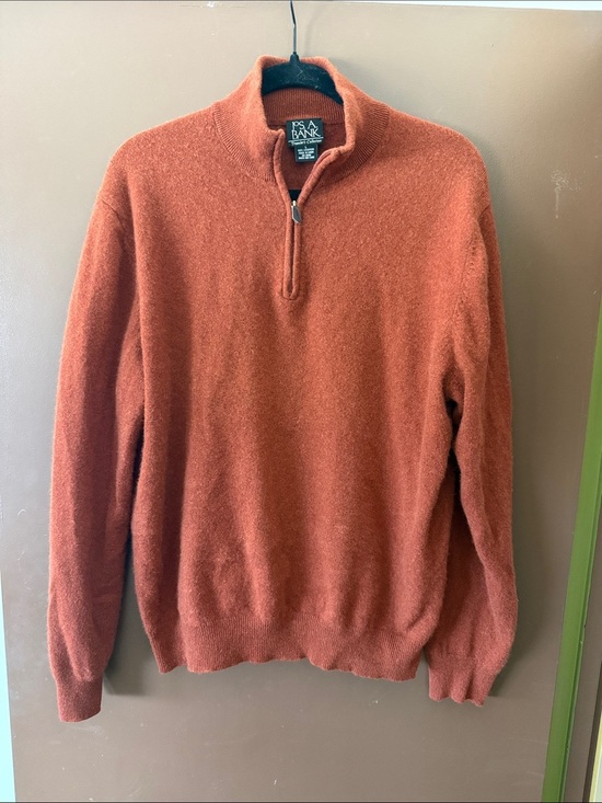 Jos. A. Bank Other - Jos A Bank Traveler’s Collection 100% Cashmere 1/4 Zip Pullover Sweater